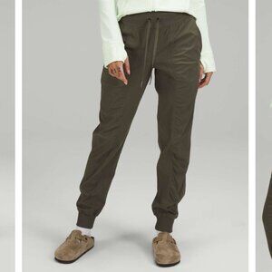 Lululemon Mid Rise Dance Studio Jogger - Army Green